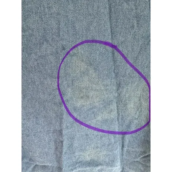 Vintage Victoria Jones Button Up  Long Sleeves Autumn/Fall Jean Shirt (READ) - Picture 9 of 9